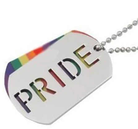 Rainbow Double Layer Necklace - Stainless Steel LGBTQ+ Jewelry