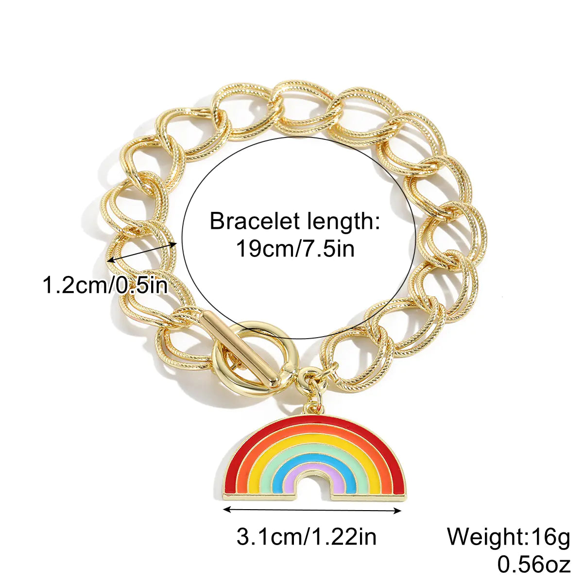 Rainbow Bracelet Set for LGBTQ+ Pride Celebration