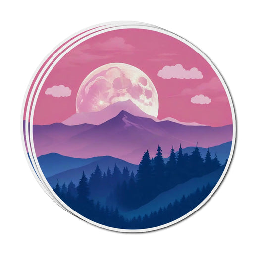 Pack of 3 Subtle Bisexual Sticker LGBTQ