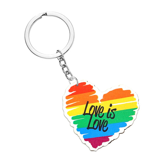 Suofrun Rainbow LGBT Pride Keychain